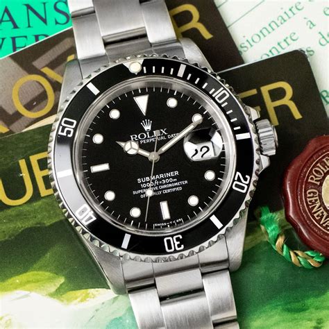 valore rolex submariner 1991|rolex 16610 submariner chisholm hunter.